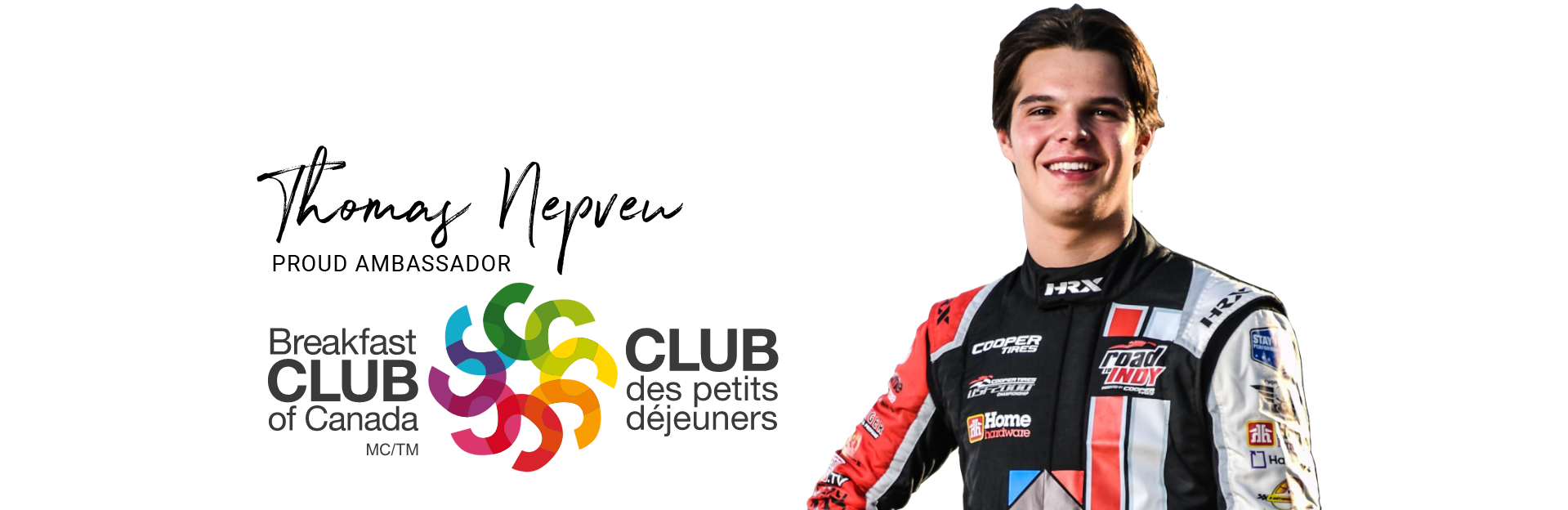 Bandeau pour charité Thomas Nepveu