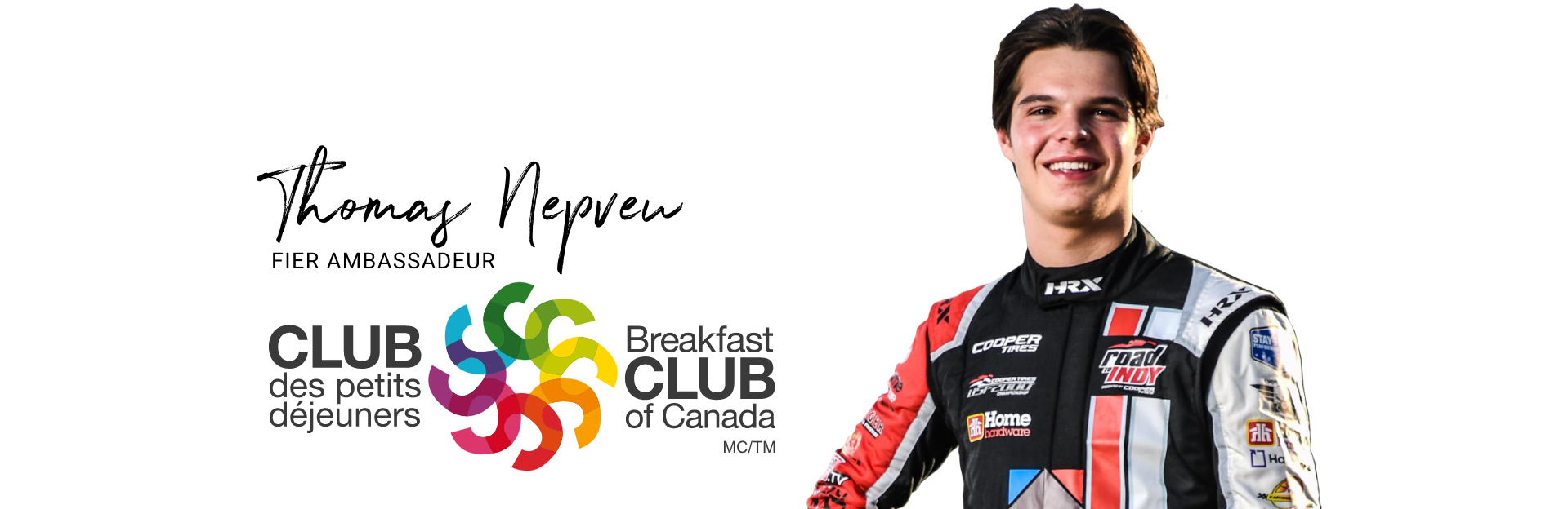 Bandeau pour charité Thomas Nepveu