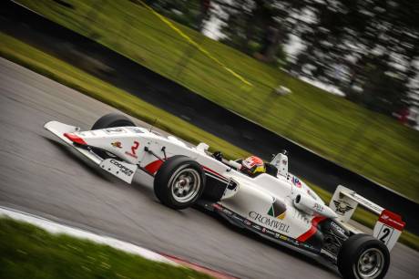 Thomas Nepveu builds racecraft over competitive three-race weekend. Close Racing Over Tight Mid-Ohio Course in USF2000 Series